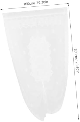 Elegant French Sheer Door Curtain for Home Decor
