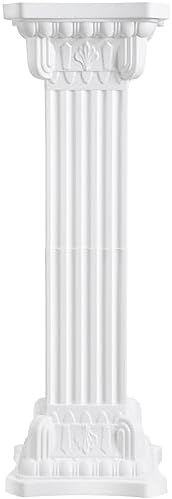 ERINGOGO Column Statue - White Roman Pillar Display Pedestal
