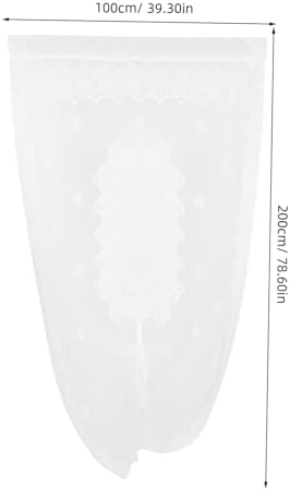 LIFKOME Elegant French Style Door Panel Curtain for Kitchen and Bedroom