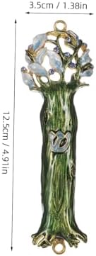 Judaica Mezuzah Door Pendant Metal Religious Decor
