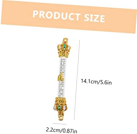 HOOTNEE Mezuzah Scroll Door Metal Religious Decor
