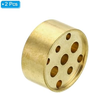 PATIKIL Brass Incense Holder 2 Pack with 9 Holes