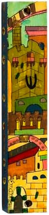 Large Wooden Mezuzah Holder by Yair Emanuel