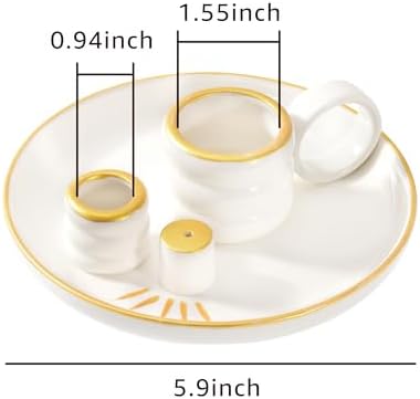 4 in 1 Incense Holder with Handle and Ash Tray