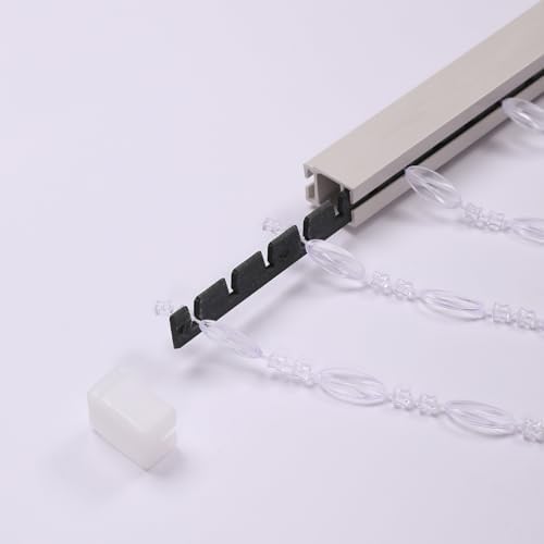 Clear Plastic Beaded Curtains for Doorways and Windows