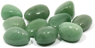 GeoFossils Green Aventurine Tumble Stones 5 Pack
