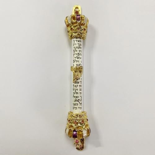Retro Metal Mezuzah Door Decoration Religious Home Accent