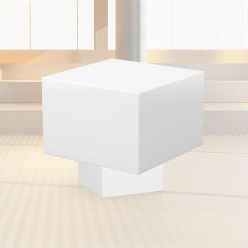 White Square Display Pedestal Stand for Events