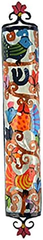 Yair Emanuel Mezuzah Bright Birds Decor