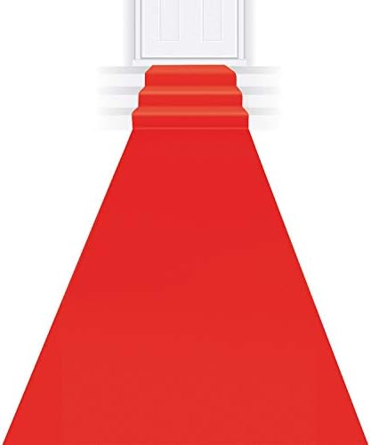 Beistle Red Carpet Runner 24x15