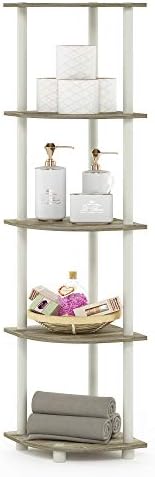 Furinno Turn-N-Tube 5 Tier Corner Display Rack