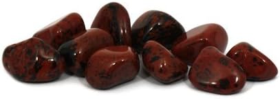 CrystalAge Mahogany Obsidian Tumble Stone Pack of 5