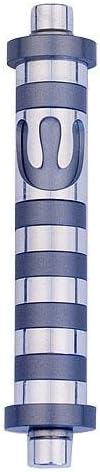 Agayof Stripes Metallic Mezuzah - Gray Small Size 2x10cm