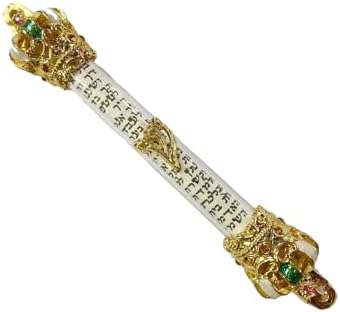 Retro Metal Mezuzah Door Decoration Religious Home Accent