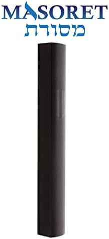 3-Piece Aluminum Door Mezuzah Cases with Hebrew Scroll Holder