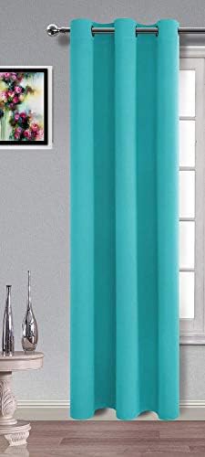 MDS Blackout Curtain Panel - Teal 42x84 Inch