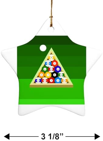 Graphics More Star-Shaped Porcelain Holiday Ornament - 31 Inch