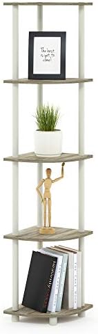 Furinno Turn-N-Tube 5 Tier Corner Display Rack