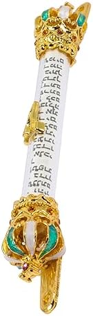 Yardenfun Metal Mezuzah Judaica Door Hanging Decor Scripture Lintel