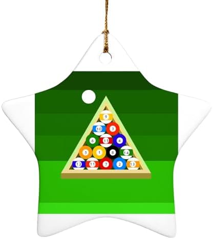 Graphics More Star-Shaped Porcelain Holiday Ornament - 31 Inch