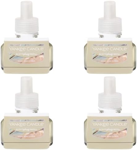 Yankee Candle ScentPlug Refill Sage Citrus 1 CT Pack of 4