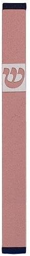 Agayof Mezuzah Curved Shin Pink 15x14cm