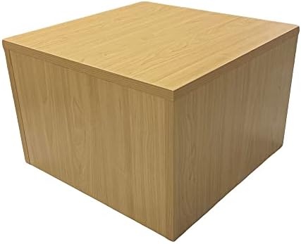 Prolinemax Maple Pedestal Cube Display Stand Collectible Sculpture