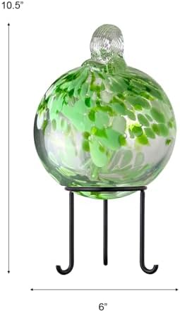 Dale Tiffany Rainbow Tree of Life Art Glass Ornament with Stand