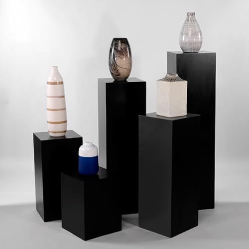 Round Risers Model Clothing Store Plinth Stand Wooden Cube Pedestal Display