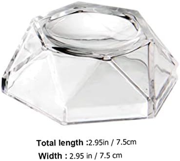 3pcs Acrylic Crystal Display Base for Decorative Showcases