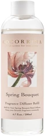 COCORRINA Spring Bouquet Reed Diffuser Refill 67 Oz