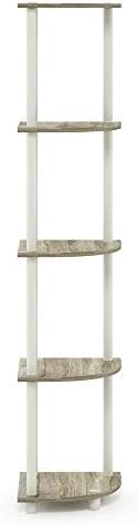 Furinno Turn-N-Tube 5 Tier Corner Display Rack