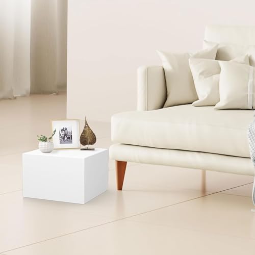 White Square Display Pedestal Stand for Events