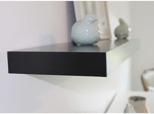 InPlace Heavy Duty Floating Shelf - 36x10x2 Black
