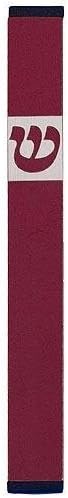 Agayof Classic Medium Mezuzah with Curved Shin Red