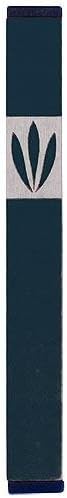 Agayof Traditional Leaf Mezuzah - Green