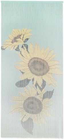 SKM Bamboo Beaded Curtains 787x354 Insect Door Curtain