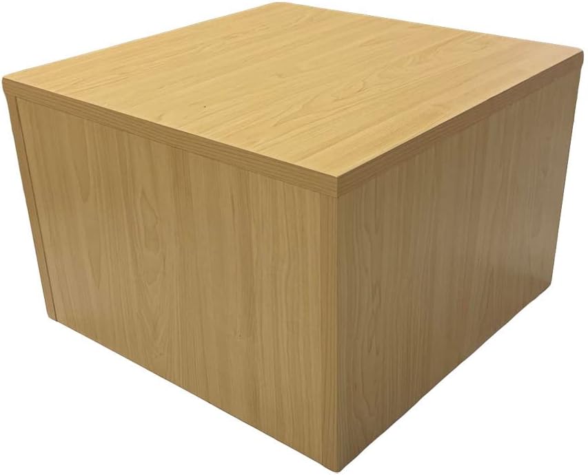 Prolinemax Maple Pedestal Cube Display Stand Collectible Sculpture