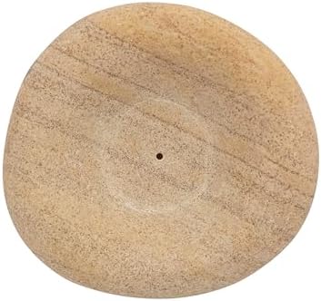 Creative Co Op Sandstone Incense Holder Natural Color