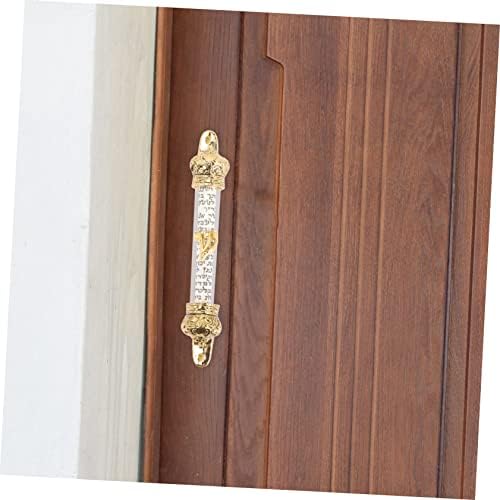 SOLUSTRE Metal Mezuzah Door Decor Accent