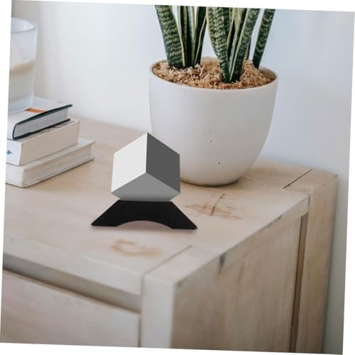 Cabilock 10pcs Transparent Triangle Cube Holders for Organized Storage and Display