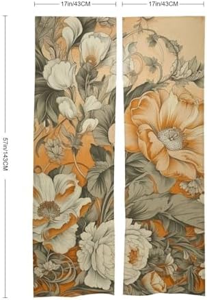 Japanese Noren Door Curtain Many Flowers Bloomed Print 34x57