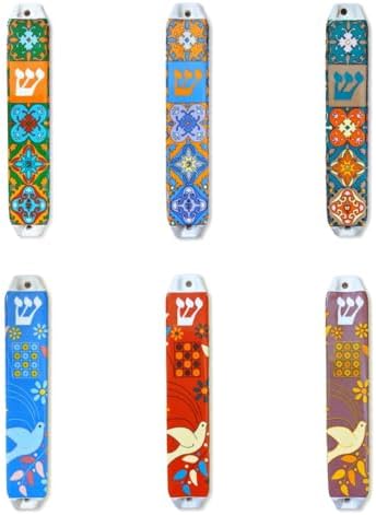 Ceramic Mezuzah Green Display
