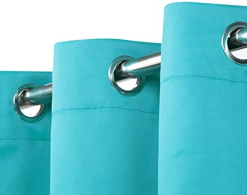 MDS Blackout Curtain Panel - Teal 42x84 Inch