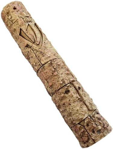 Elegant 6 Inch Jerusalem Stones Mezuzah Case