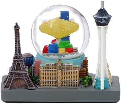 Las Vegas Snow Globe and Skyline 4 Inches