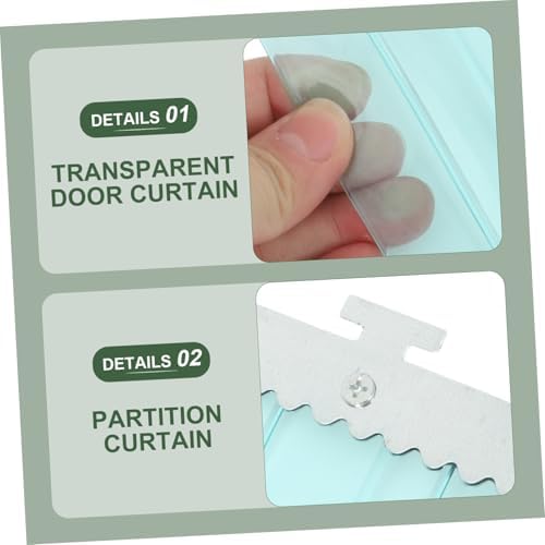 ULTECHNOVO PVC Door Curtain Room Divider