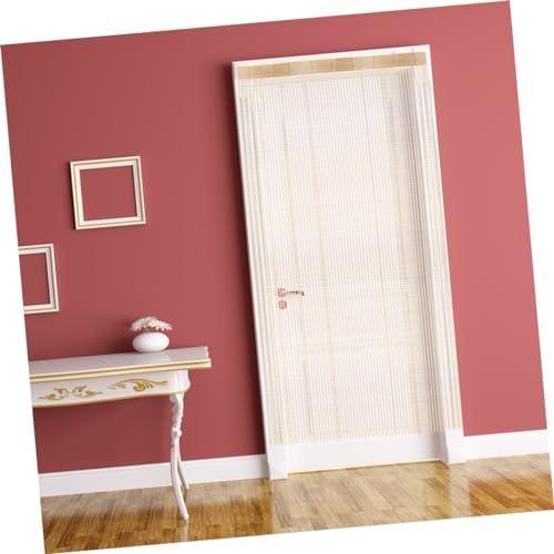 Elegant Monochrome Door Curtain with Matte Finish