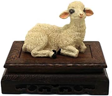 Rustic Rosewood Rectangle Display Stand Pedestal