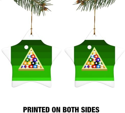 Graphics More Star-Shaped Porcelain Holiday Ornament - 31 Inch